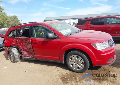 2018 Dodge Journey Se z USA, uszkodzony, nr VIN 3C4PDCAB5JT248690
